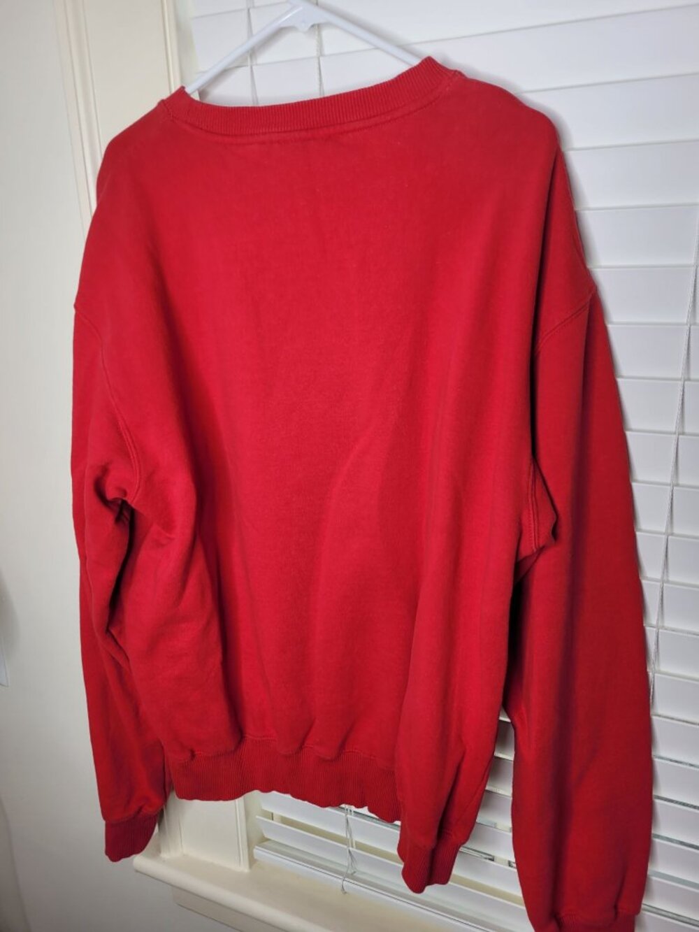 Ohio State Buckeyes Crewneck Sweatshirt Red XL Cotton blnd Embroidered Colosseum - Picture 3 of 7